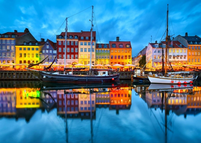 Enjoy Puzzle Old Copenhagen Harbor 1000 Pieces