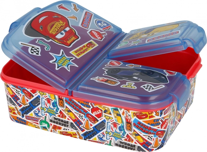 Lunch Box with Cars Stickers