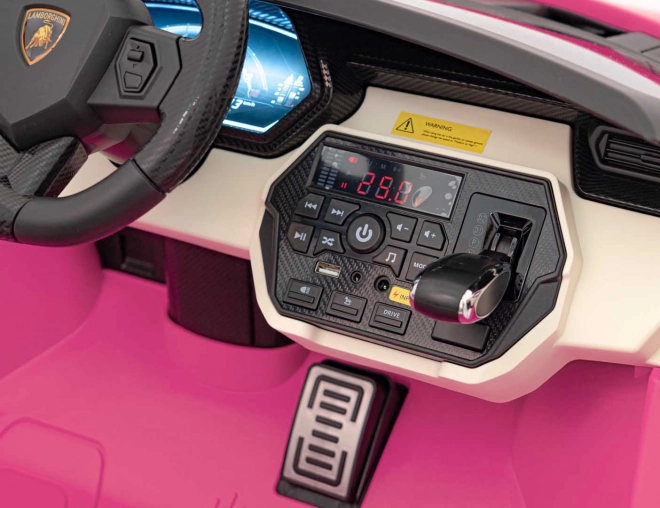 Ružové vozidlo Lamborghini Sian – Ružové