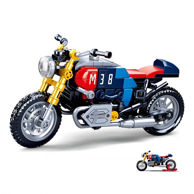 Sluban Model Bricks Café Racer Motorcycle Set