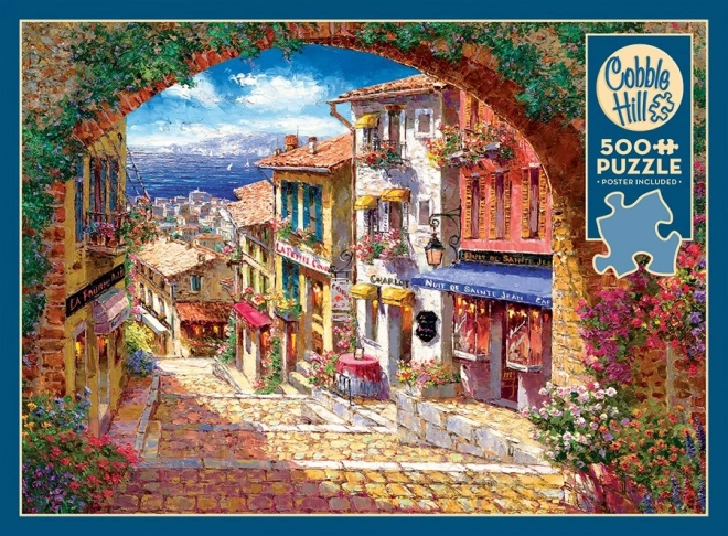 Arched Passage to Cagne 500 Piece Puzzle