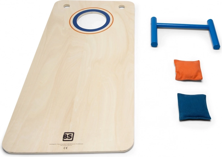 Stable wooden board with precise target