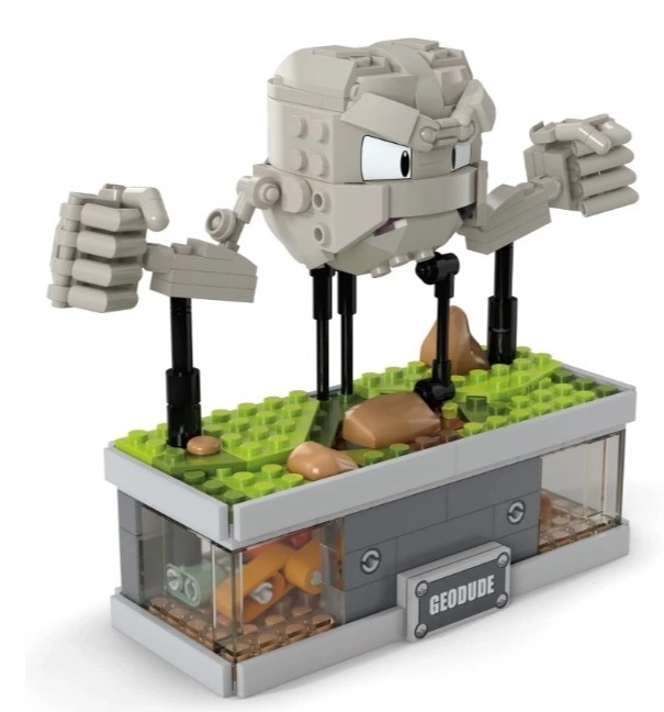 Geodude Pokemon Mini Motion Building Set