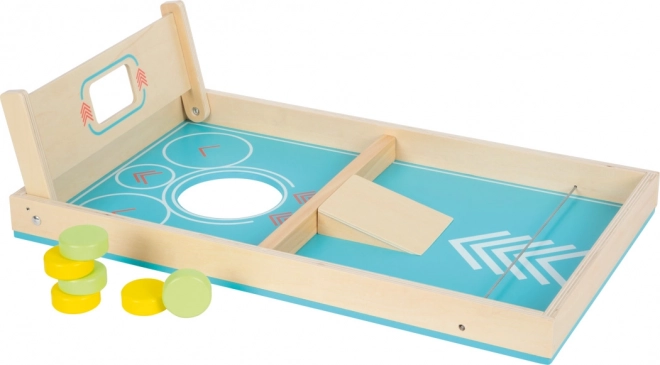 Small Foot Cornhole and Table Hockey Game 2-in-1