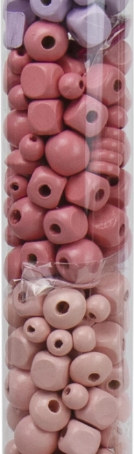 Perline in legno pastello per bambini
