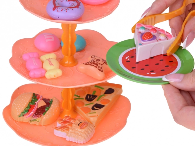 Colorful Fruit Tea Set for Kids