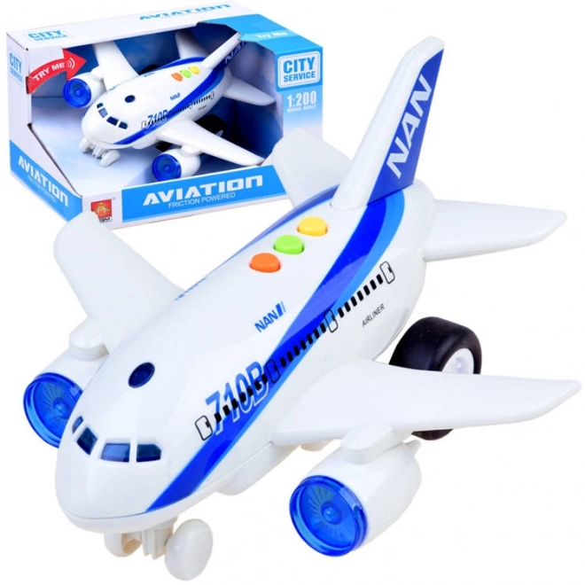 Interactive Airplane Toy with Sound and Light