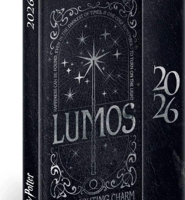 Weekly Magnetic Diary Harry Potter Lumos 2026, 11 x 16 cm