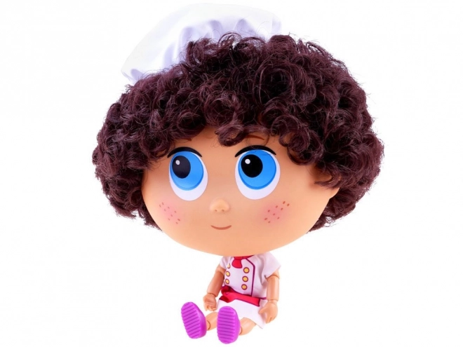 Chef Doll with Cooking Accessories – blue