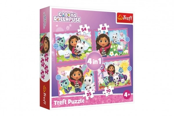 Adventures of Gabby Puzzle Set 4 in 1