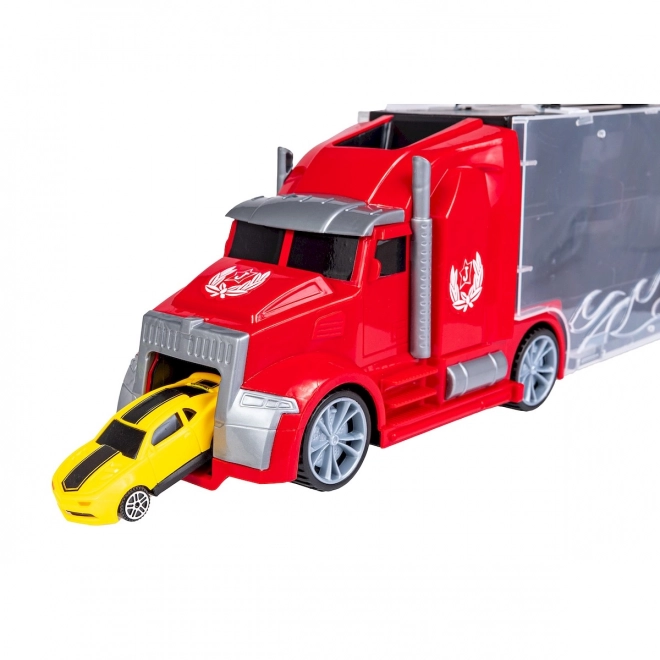 Truck Shape Carry Case with Toy Cars