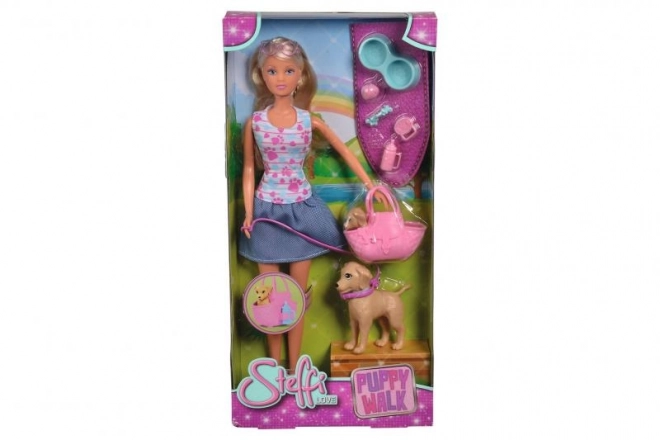 Steffi Doll Walking Dogs