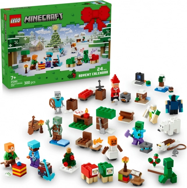 LEGO Minecraft kalendarz adwentowy 2025