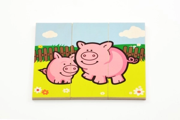 My First Animal Wooden Puzzle for Toddlers