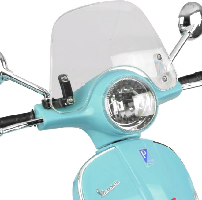 Elektromos Vespa GTS Super robogó gyerekeknek – Zöld