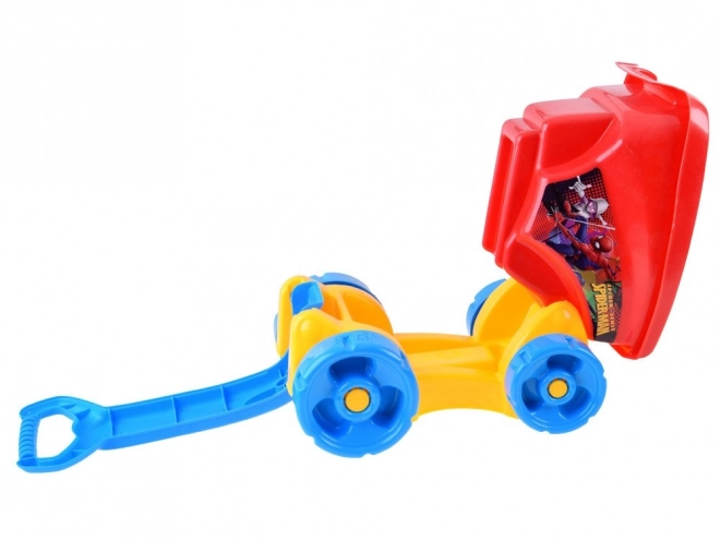 Sandbox Cart with Spiderman Design