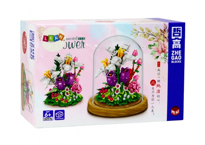 Flower Brick Set in Display Case