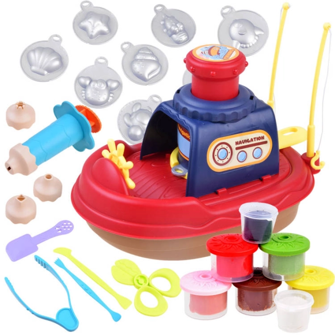 Creative play with play dough