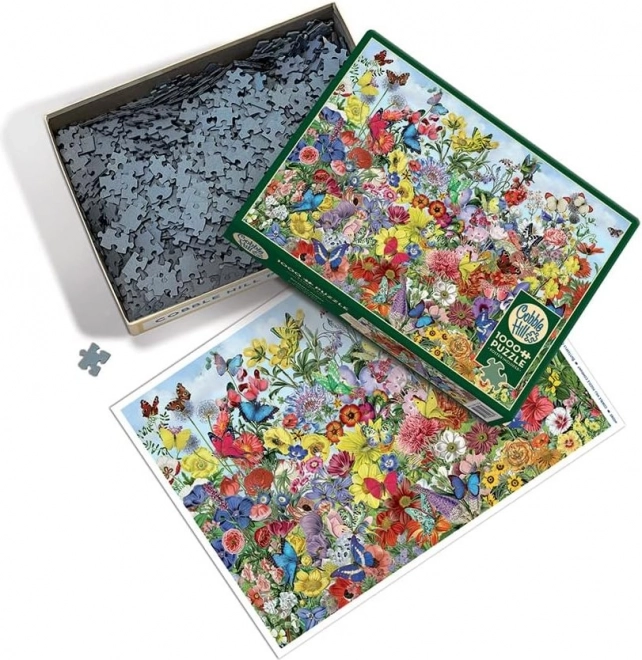 Cobble Hill Butterfly Garden 1000 Piece Puzzle