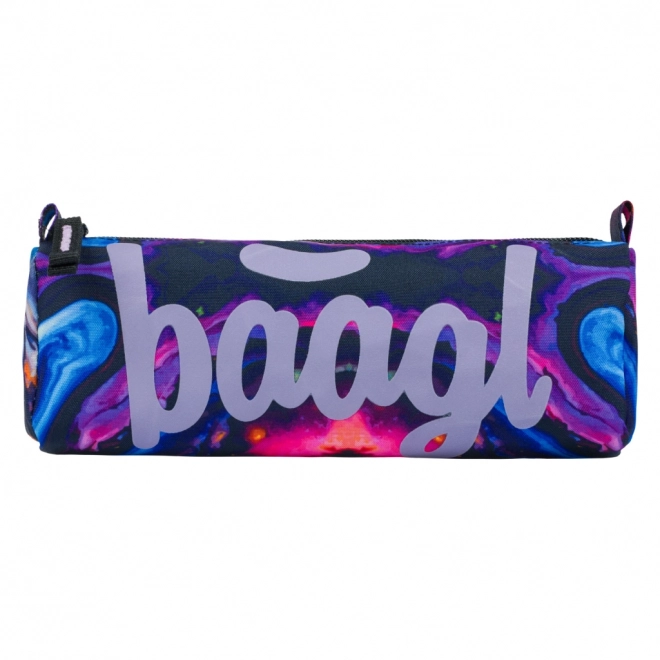 Baagl student pencil case marble