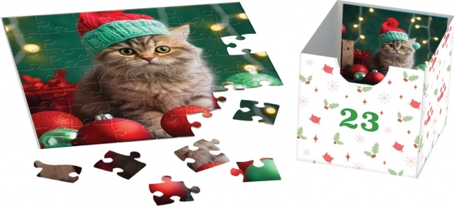 Eurographics Advent Calendar Christmas Mustaches Puzzle