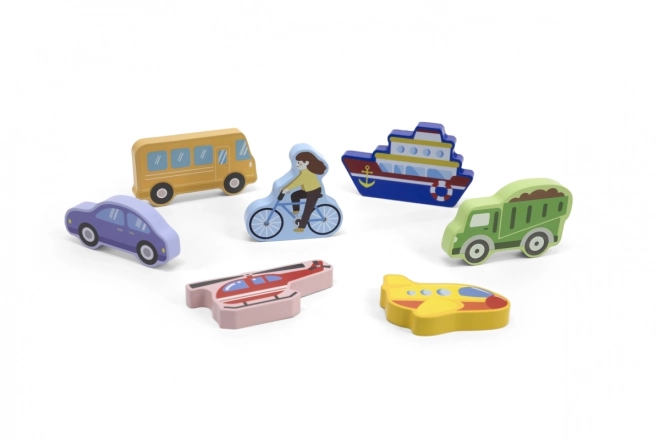 Wooden Puzzle - Vehicles