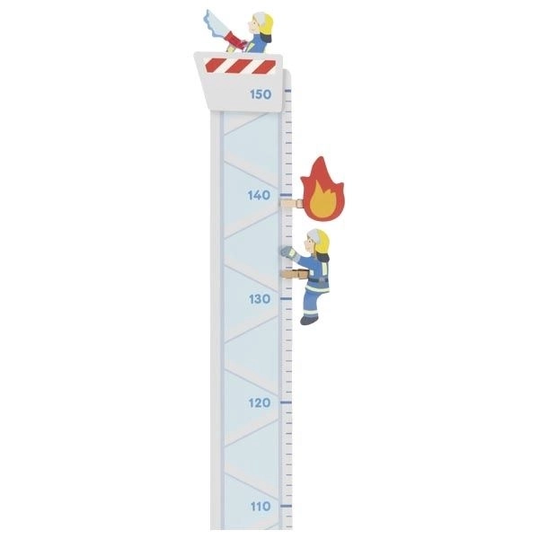 Goki Wooden Fire Station Growth Chart