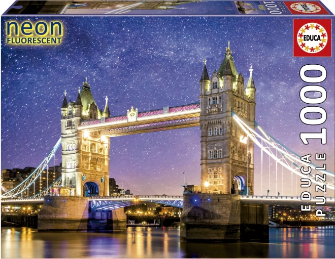 Educa Glow-in-the-Dark Puzzle Tower Bridge London 1000 Pieces