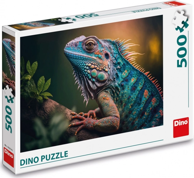 Dino Iguana 500 Piece Puzzle