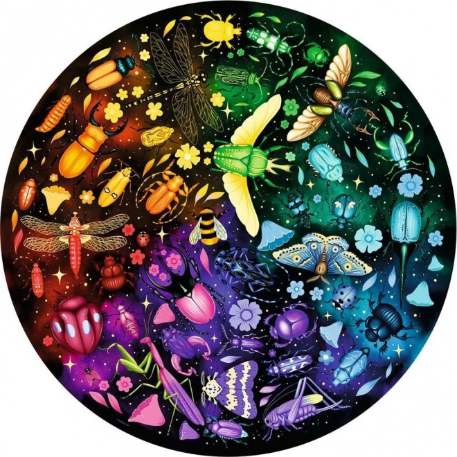 Ravensburger Circular Puzzle Color Wheel: Insect World 500 Pieces