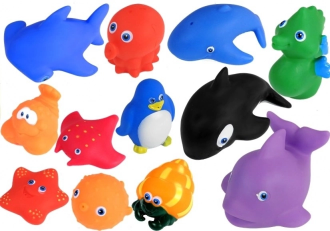 Sea Animal Bath Set with Sieve