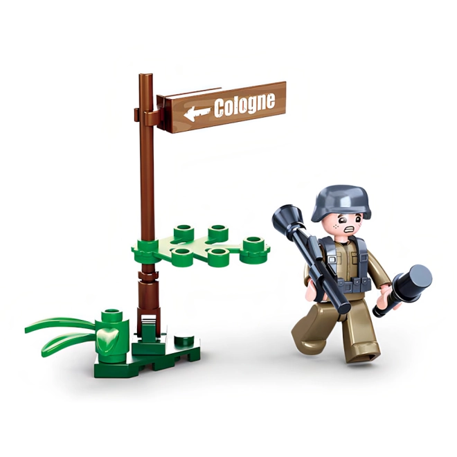 Minifigure di soldato per un gioco coinvolgente