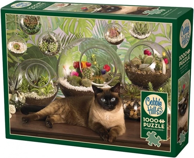 Cobble Hill Cat and Terrariums 1000-Piece Puzzle