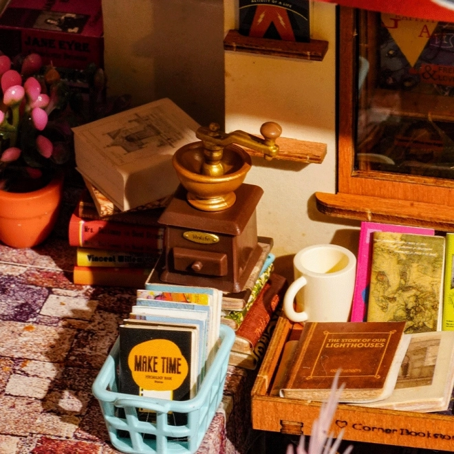 Miniature Bookstore Corner