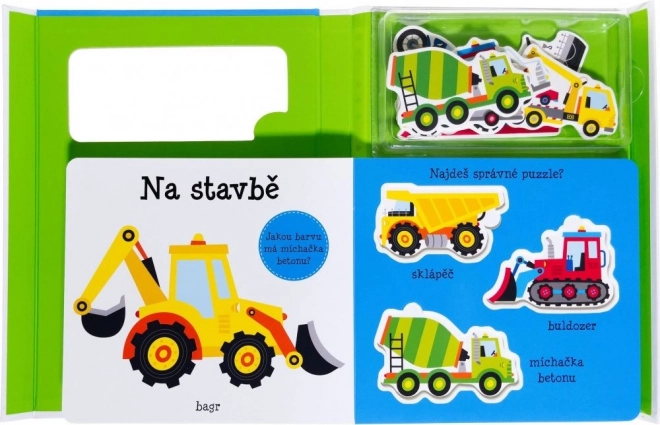 Svojtka & Co. Kniha s puzzle: Náklaďáky