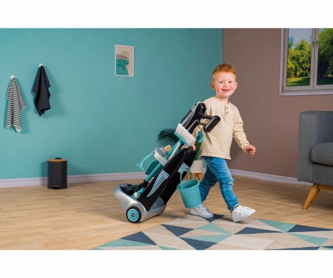 Cleaning Cart with Rowenta Vacuum for Kids