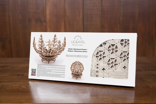 Ugears 3D Wooden Flower Puzzle