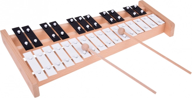Wooden Chromatic Bells 27 Tones with Mallets