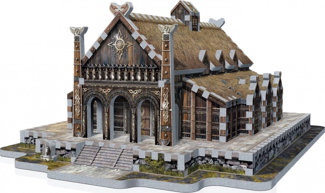 WREBBIT 3D puzzel De Heer der Ringen: Gouden Hal van Edoras