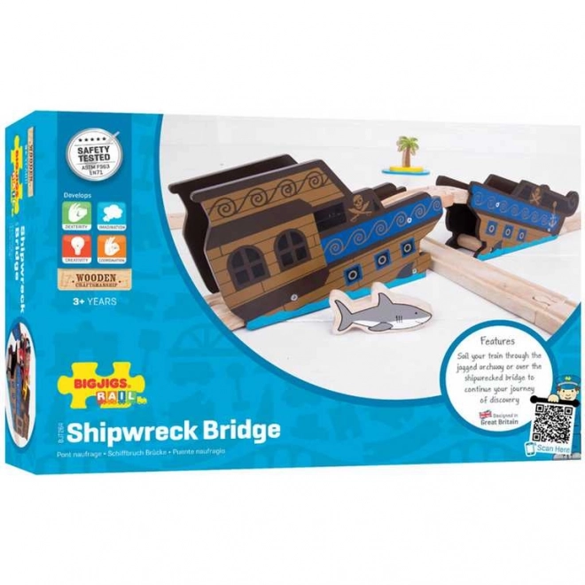 Bigjigs Rail Shipwreck Bridge