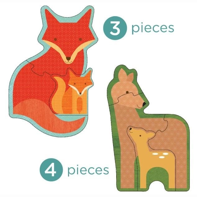 Petit Collage First Forest Animals Puzzle