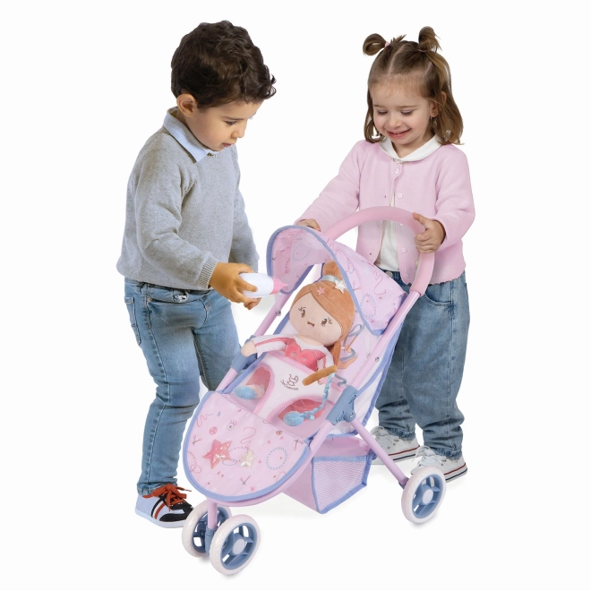 DeCuevas Sport Stroller for Dolls Three-Wheeled GALA 2023 - 55 cm