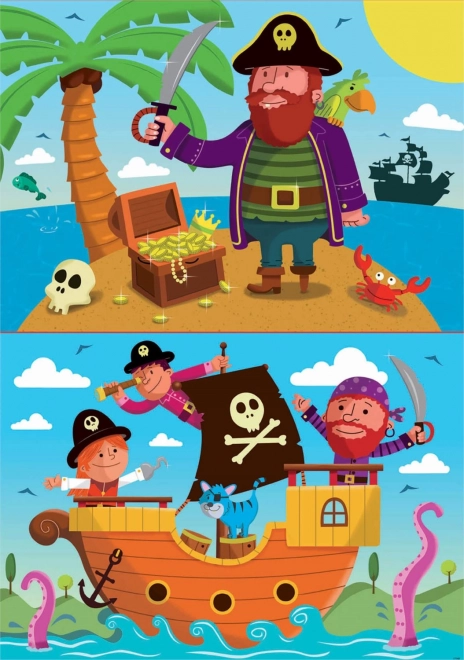 Educa Piraten Puzzle 2x20 Teile