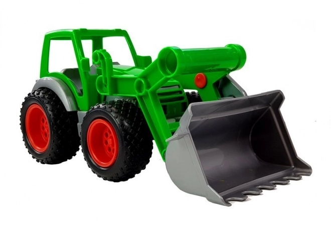 Green Tractor Loader with Trailer by Polesie