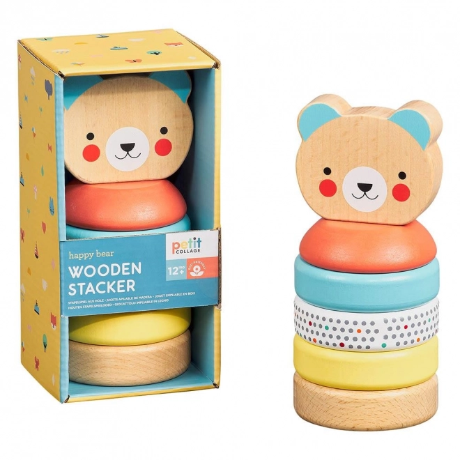 Wooden Stacking Bear Toy