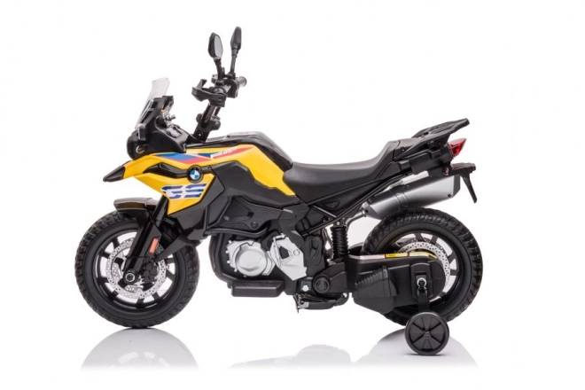 Yellow BMW F850 Battery Motorbike