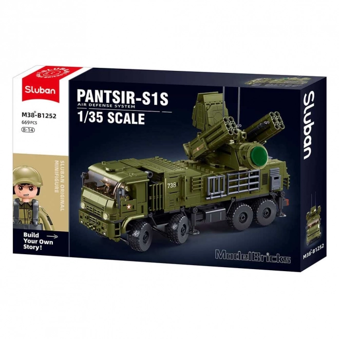 Model Building Kit Pantsir S1S at 1:35 Scale