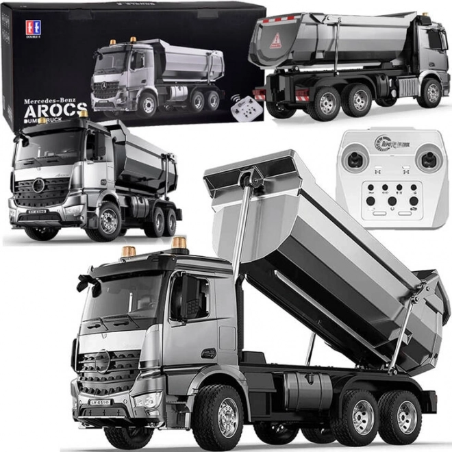 Mercedes Arocs Metal Dump Truck with Remote Control