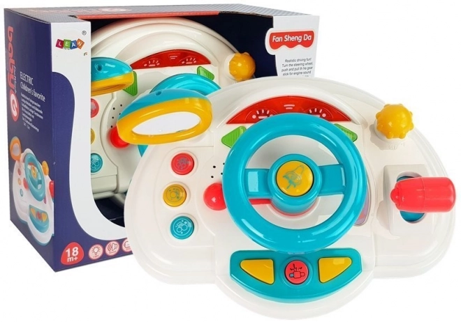 Interactive Kids Steering Wheel with Horn and Lights