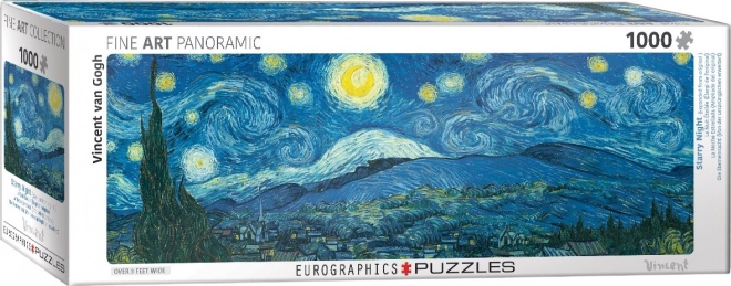 Panoramic Puzzle Starry Night 1000 Pieces